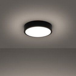 Plafonnier OnyxStar 30 noir LED 3000K