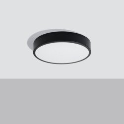 Plafonnier OnyxStar 40 noir LED 3000K