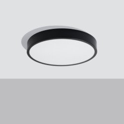 Plafonnier OnyxStar 50 noir LED 3000K