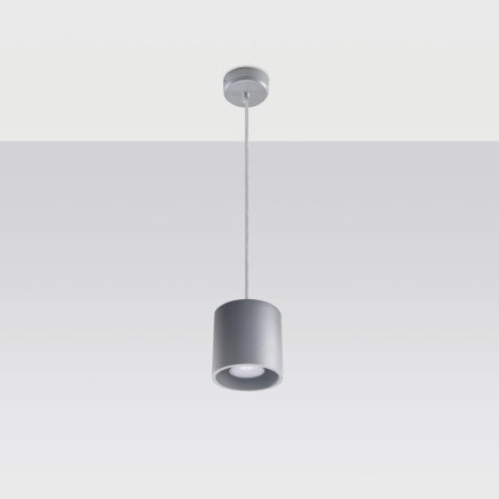 Lampe suspendue Orbitum 1 gris