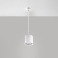 Lampe suspendue Orbitum 1 blanc