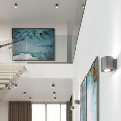 Plafonnier Orbitum 1 anthracite