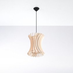 Lampe pendante Orion en bois