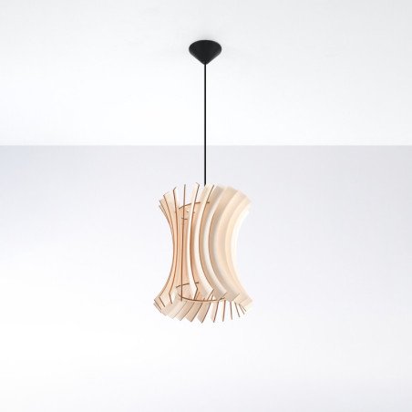 Lampe pendante Orion en bois