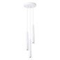 Lampe suspendue Prismatica 3P blanc