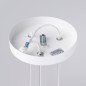 Lampe suspendue Prismatica 3P blanc