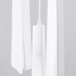 Lampe suspendue Prismatica 3P blanc