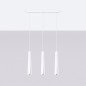 Lampe suspendue Prismatica 3L blanc