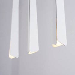 Lampe suspendue Prismatica 3L blanc