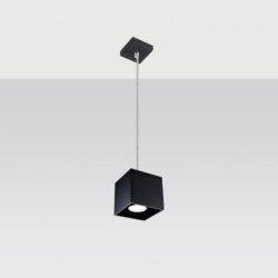 Lampe suspendue Quasar 1 noir