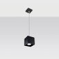 Lampe suspendue Quasar 1 noir