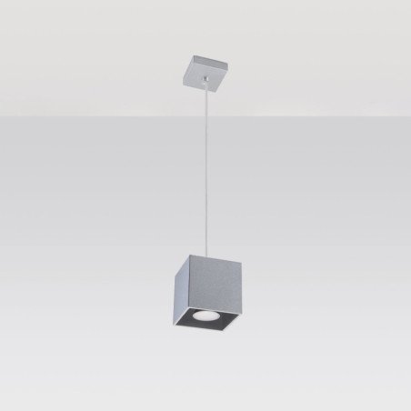 Lampe suspendue Quasar 1 gris