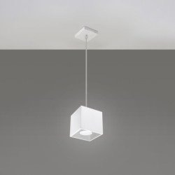 Lampe suspendue Quasar 1 blanc