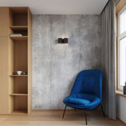 Applique Quasar 2 noir