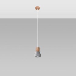 Lampe suspendue Quanta gris