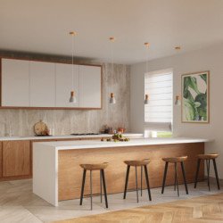 Lampe suspendue Quanta gris