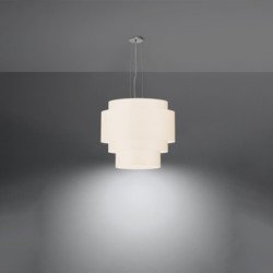 Lustre Haloa 50 blanc