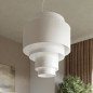 Lustre Haloa 50 blanc