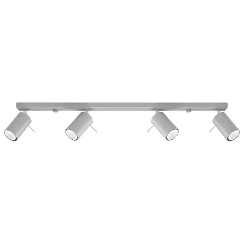 Plafonnier Lysandra 4L gris Plafonnier Lysandra 4L gris