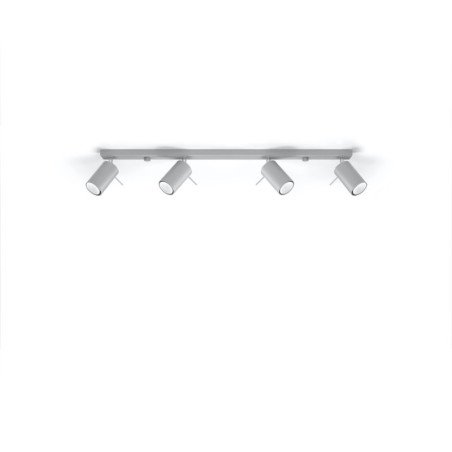 Plafonnier Lysandra 4L gris