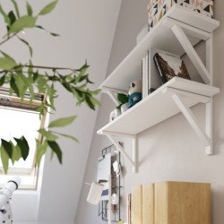 Lampe de table Lysandra blanc