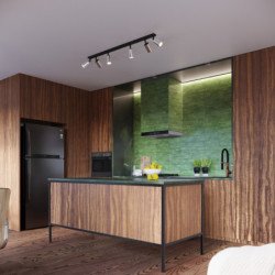 Applique Vespera noir/chrome