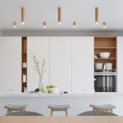 Plafonnier Tyrian 10 chêne