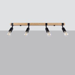 Plafonnier Naos 4 noir