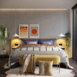 Lampe suspendue Adair blanc