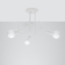 Lustre Oktobot 3 blanc