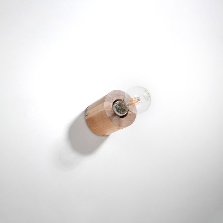 Applique Polarisys en bois naturel