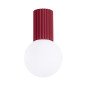 Plafonnier Orbis bordeaux IP44
