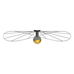 Applique / Plafonnier Solis 110 noir