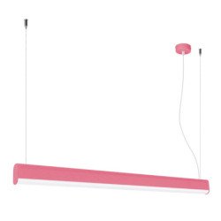 Lampe suspendue Oris rose LED 3000K