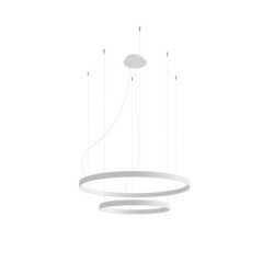 Lustre Nyra 2 55/78 blanc LED 4000K