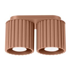 Plafonnier Aurélis 2 moka GU10