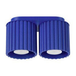 Plafonnier Aurélis 2 ultramarine GU10