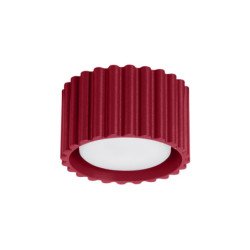 Plafonnier Aurélis 1 bordeaux Gx53