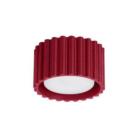 Plafonnier Aurélis 1 bordeaux Gx53