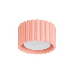 Plafonnier Aurélis 1 peach Gx53