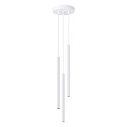 Lampe suspendue Astralis 3P blanc