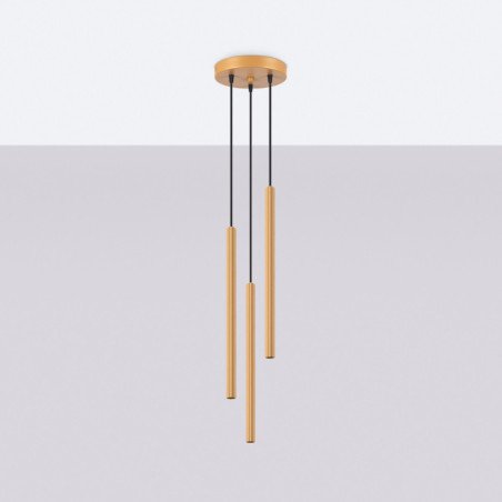 Lampe suspendue Astralis 3P or