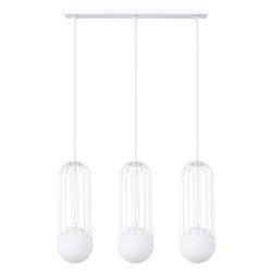 Lampe suspendue Borealys 3L blanc