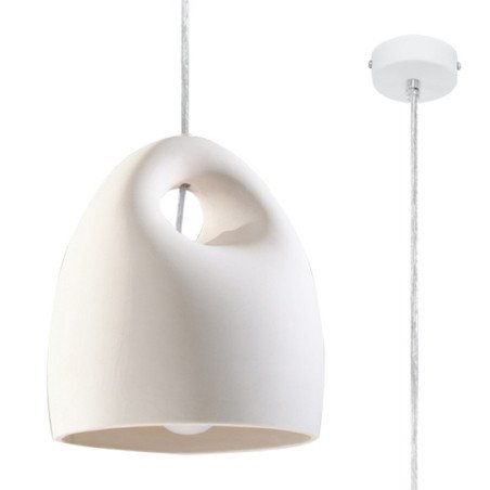 Lampe pendante en céramique Buckstar
