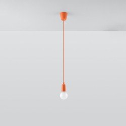 Lampe pendante Dione 1 orange