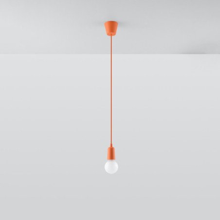 Lampe pendante Dione 1 orange
