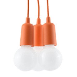 Lampe pendante Dione 3 orange