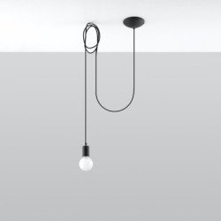 Lampe suspendue Electra 1 noir