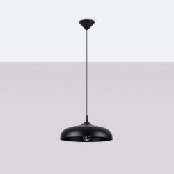 Lampe suspendue Gibbous noir