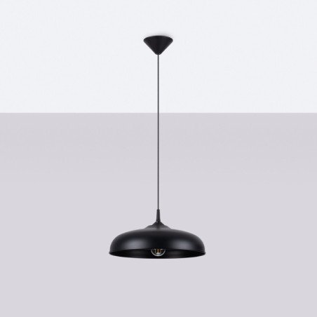 Lampe suspendue Gibbous noir